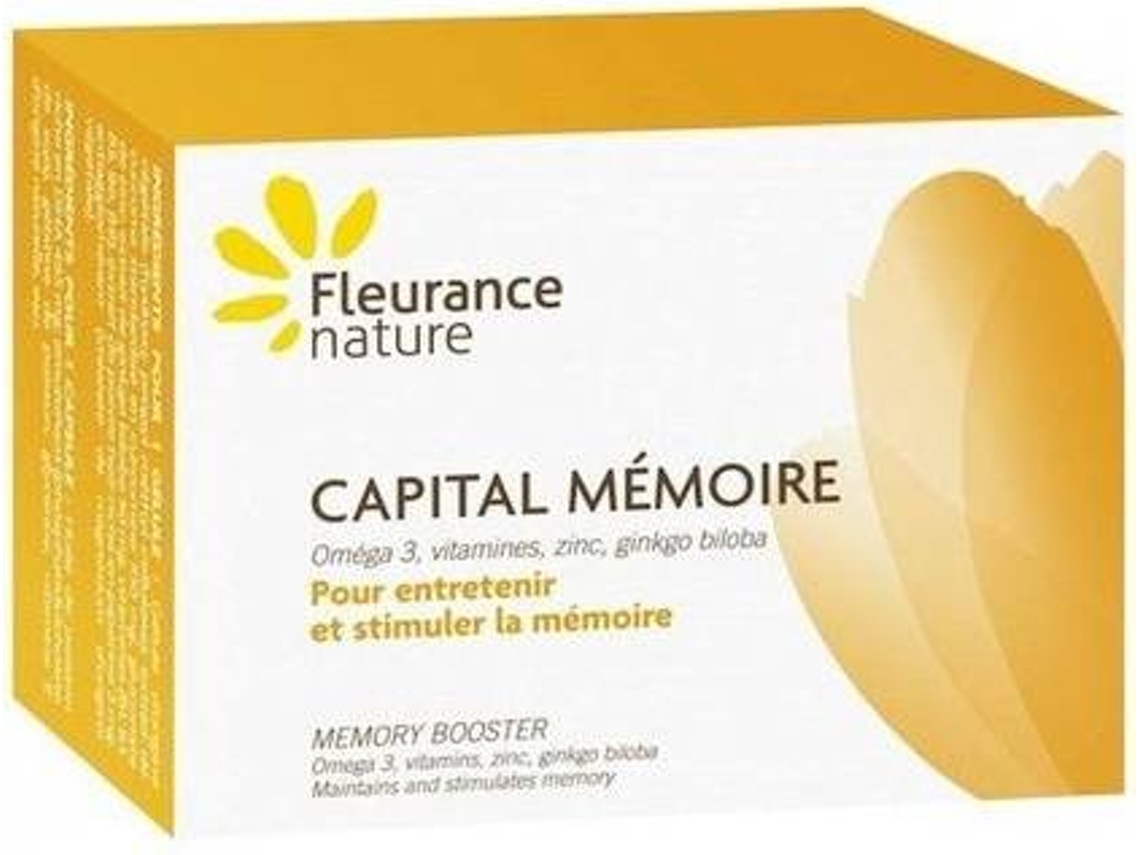 Complemento Alimentar FLEURANCE NATURE Memória Plus (30 cápsulas + 30 cápsulas)