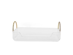 Organizador De Baño Para El Tocador Con Bandejas Transparentes Blancas Para Cosméticos Y Joyas.