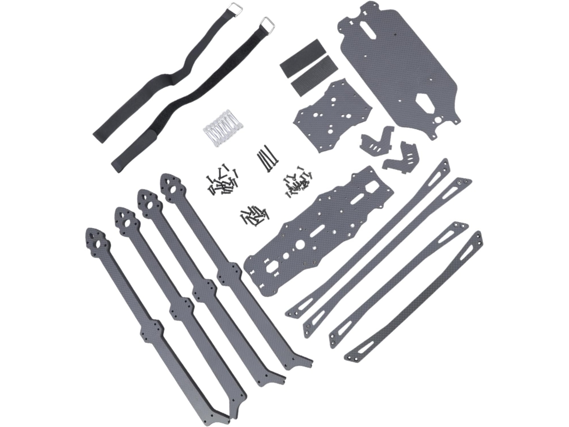 Estructura De Carbono Versátil De 33 Cm, Adecuada Para Drones Mark4 V3pro, Aficionados Al Bricolaje Y Profesionales.