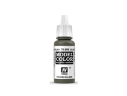 Pintura Acrílica Mate 17 Ml ACRYLICOS VALLEJO 888 Gris Oliva