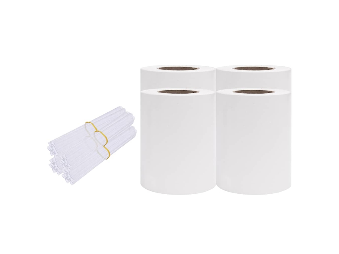Maison Exclusive - Paneles De Privacidad 4 Uds Pvc Blanco 35x0,19 M
