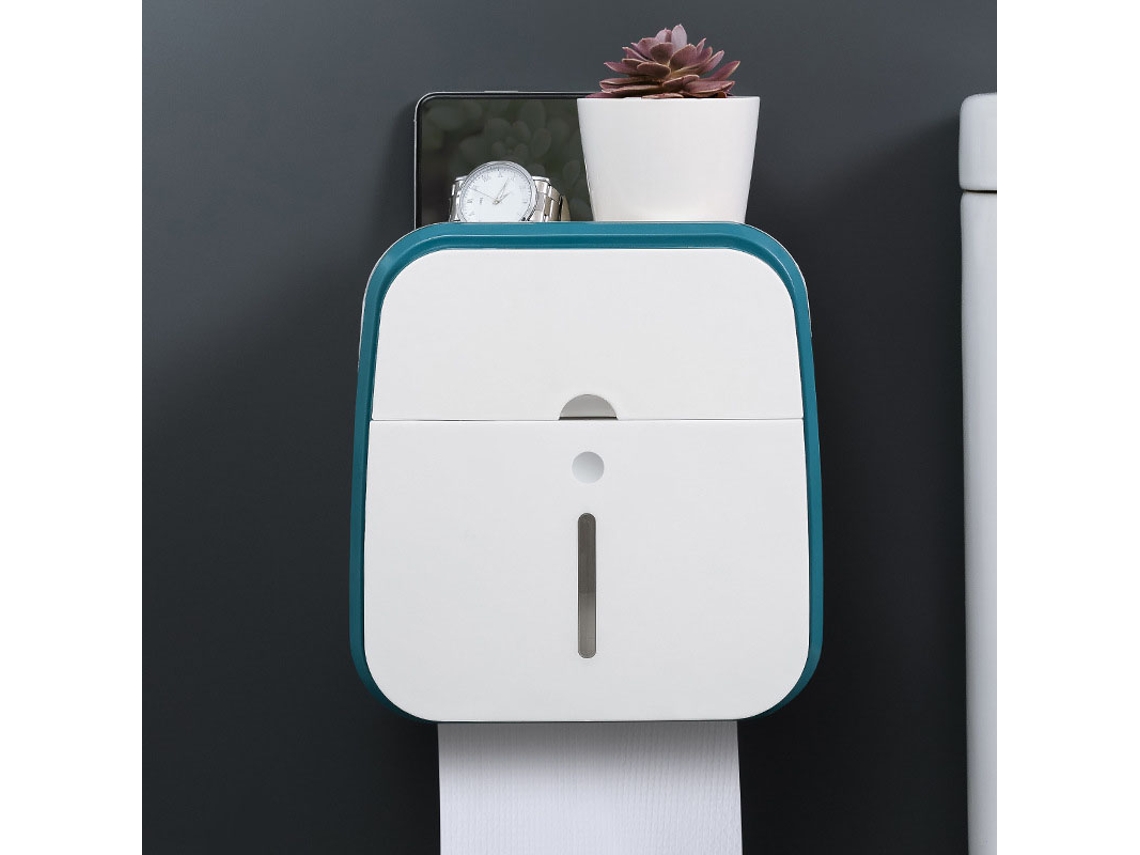 Portarrollos De Papel Higiénico De Pared Con Ventana Transparente, Resistente Al Agua, Para Uso En El Baño, Marca Casa Verde.