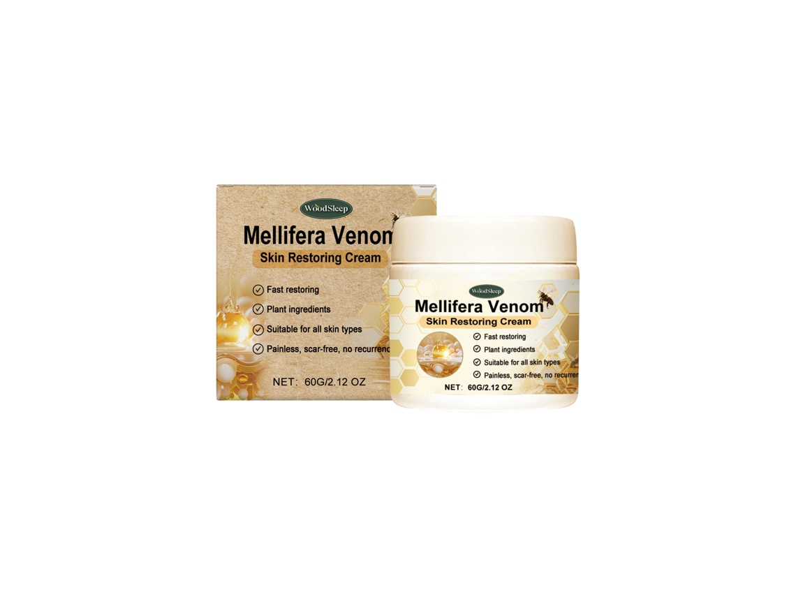 Crema de veneno de abeja para el cuidado natural y eficaz de la piel.