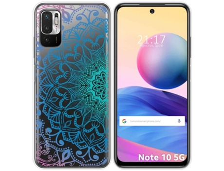 Carcasa Xiaomi POCO M3 Pro 5G TUMUNDOSMARTPHONE Dibujos Transparente Multicolor