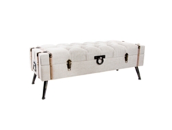 Descalzadora Lino Mdf Beige 122x47x43cm