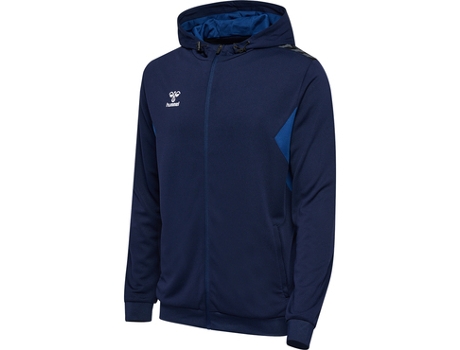 Chándale de Hombre para Fitness HUMMEL Chándal Capucha Cremallera Azul (S)