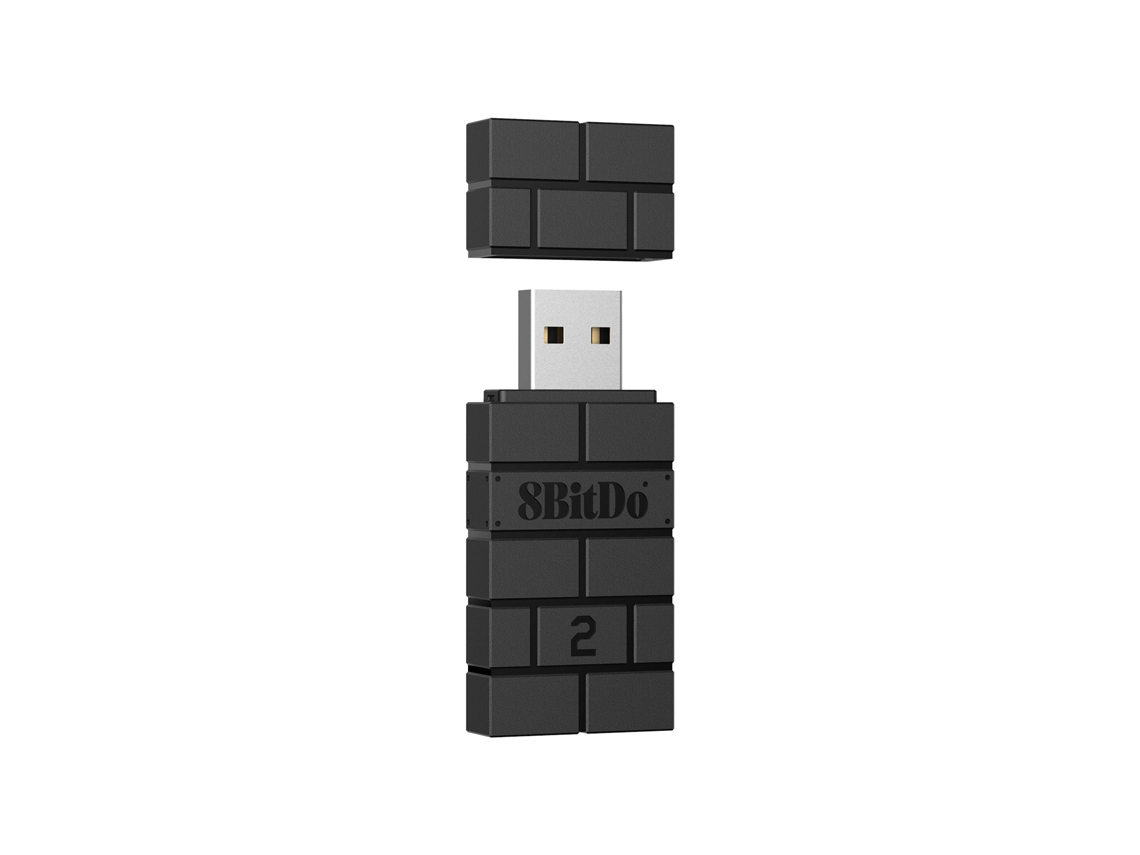 Adaptador inalámbrico Bluetooth USB 2 compatible con Switch 2, PS3/PS5, Xbox, Joy-Con, PC, Raspberry Pi (negro) Aeuzwr (Windows/Mac)