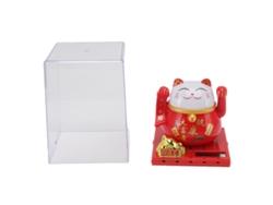 2026-gato Feliz Solar Con Mano Moviéndose Para Buena Suerte Y Fortuna Decoración De Oficina Hogar Grande