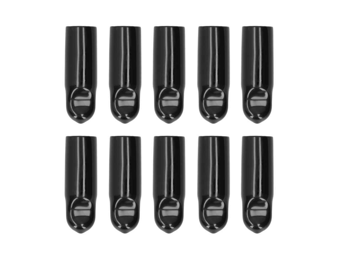 10 tapas de goma negras para grifos de cerveza