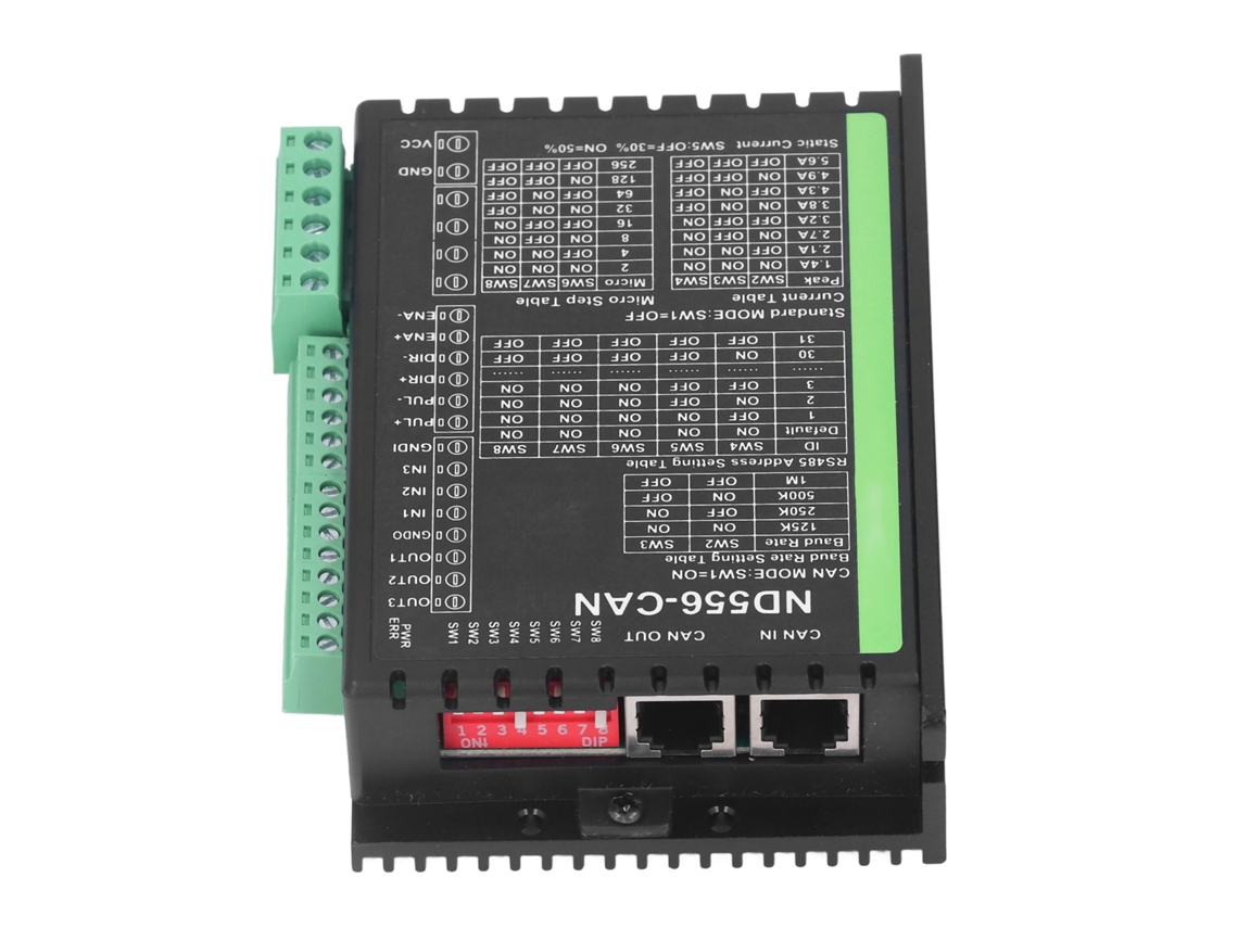 Controlador De Motor Paso A Paso Digital Nd556 Driver De Motor Soporte Control De Pulso 12‑48vdc Para Cnc