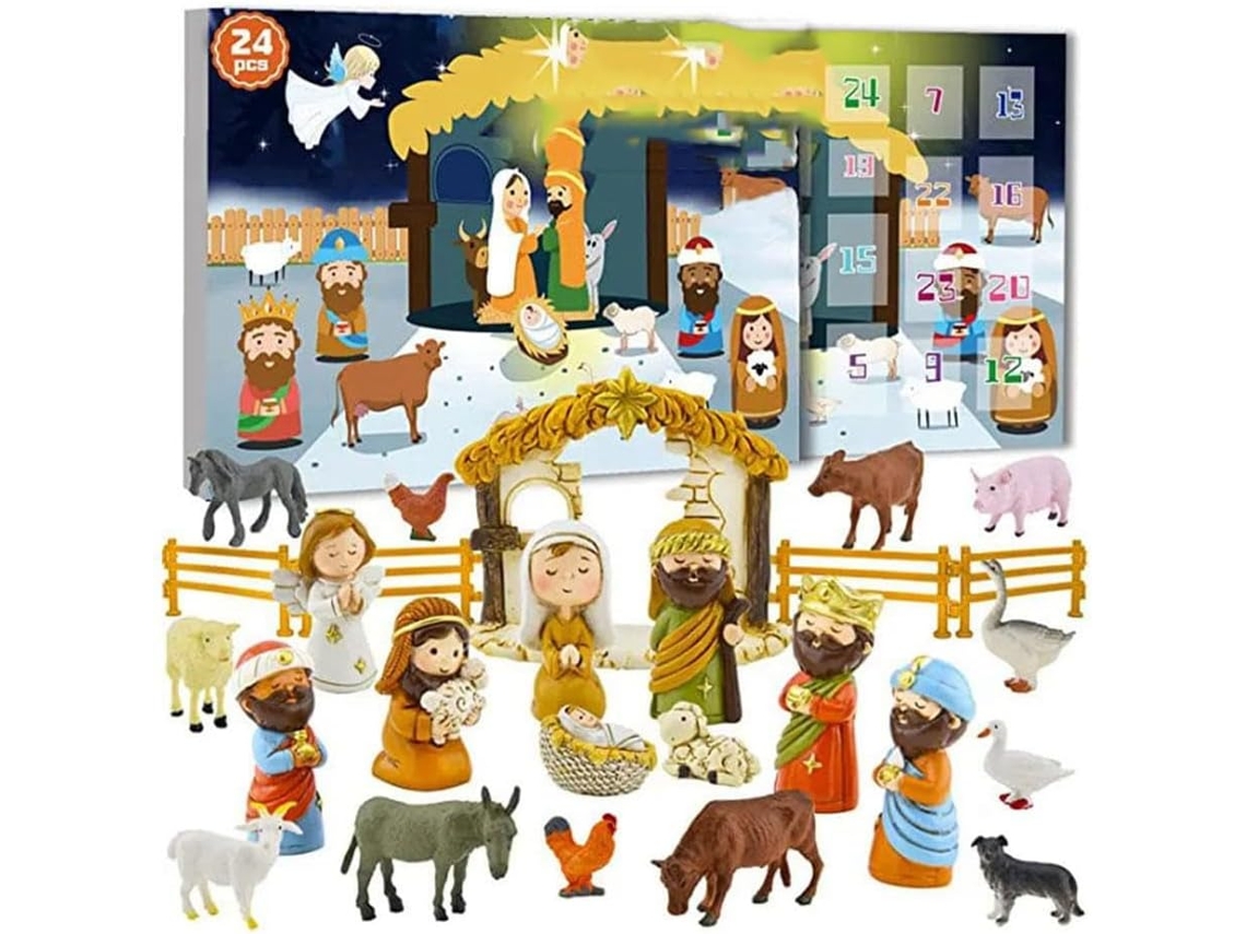 Calendario De Belén 2023 - Diseño De Animales Adorables Little People