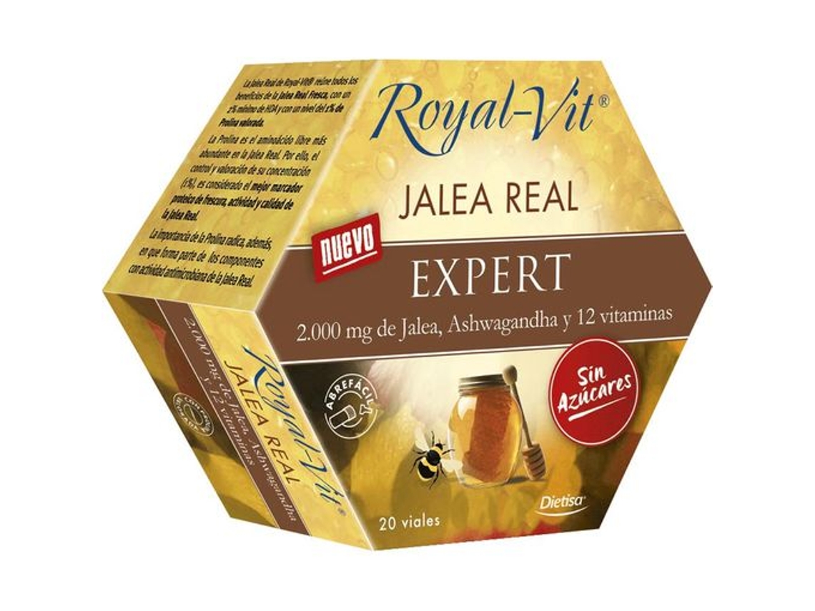 Suplemento Alimentar DIETISA Royal Vit Expert Sin Azucar 20 Viales)