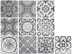 10 Pegatinas Autoadhesivas Para Azulejos, Impermeables Y Resistentes Al Aceite
