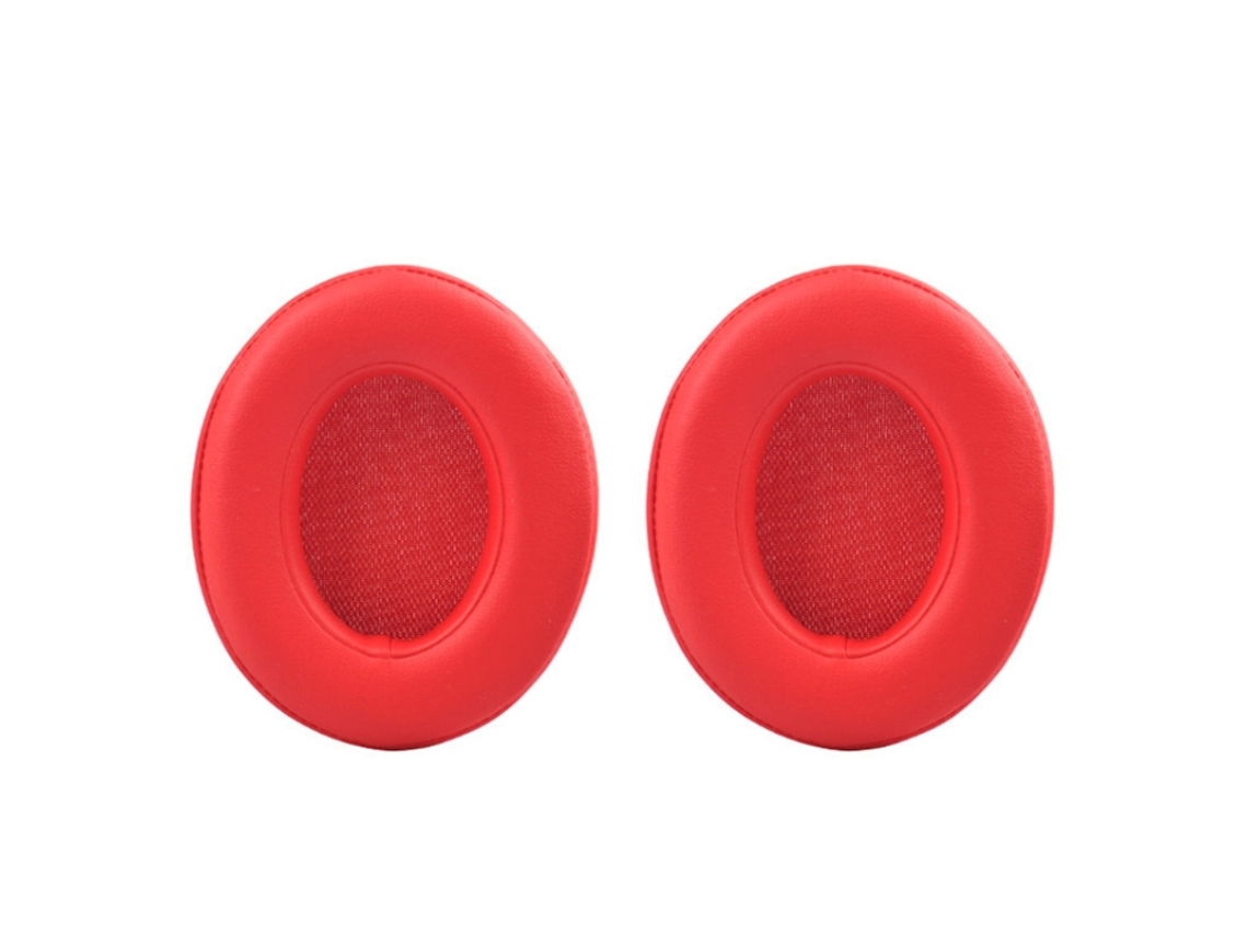 Almohadillas para auriculares Beats Studio 2, almohadillas de esponja suave, color rojo.