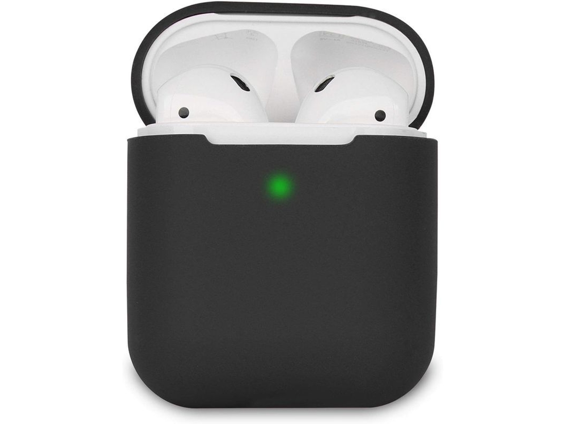 2026-cubierta Linjou Para Airpods 1 Y 2, Silicona Suave, Protección Total 360°, Negro