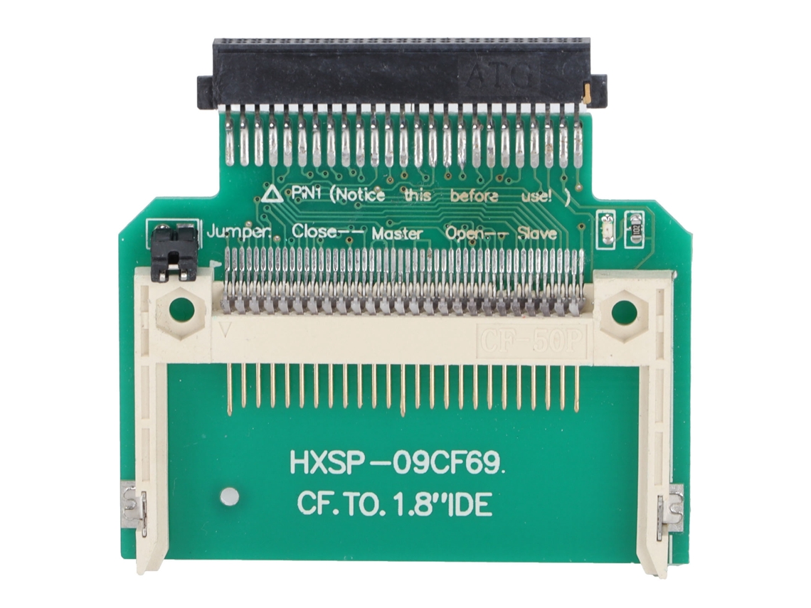 Adaptador De Tarjeta Merory 1.8 Pulgadas Cf 50pin Ssd Convertidor Para Lector De Disco Duro Toshiba