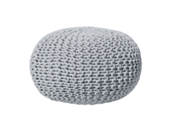 Puf Conrad (Gris - Algodón -40x40x25 cm)