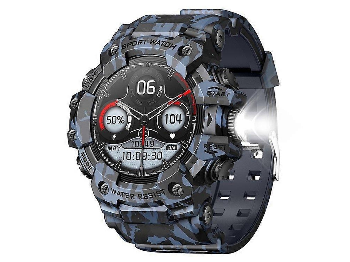 Reloj inteligente deportivo de 1,32 pulgadas con llamadas Bluetooth, linterna, brújula, SOS y monitorización de salud Ly Ebike