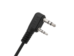 Auriculares Con Tubo Acústico Y Micrófono Ptt Para Radio Bidireccional Kenwood Baofeng Retevis De 2 Pines.