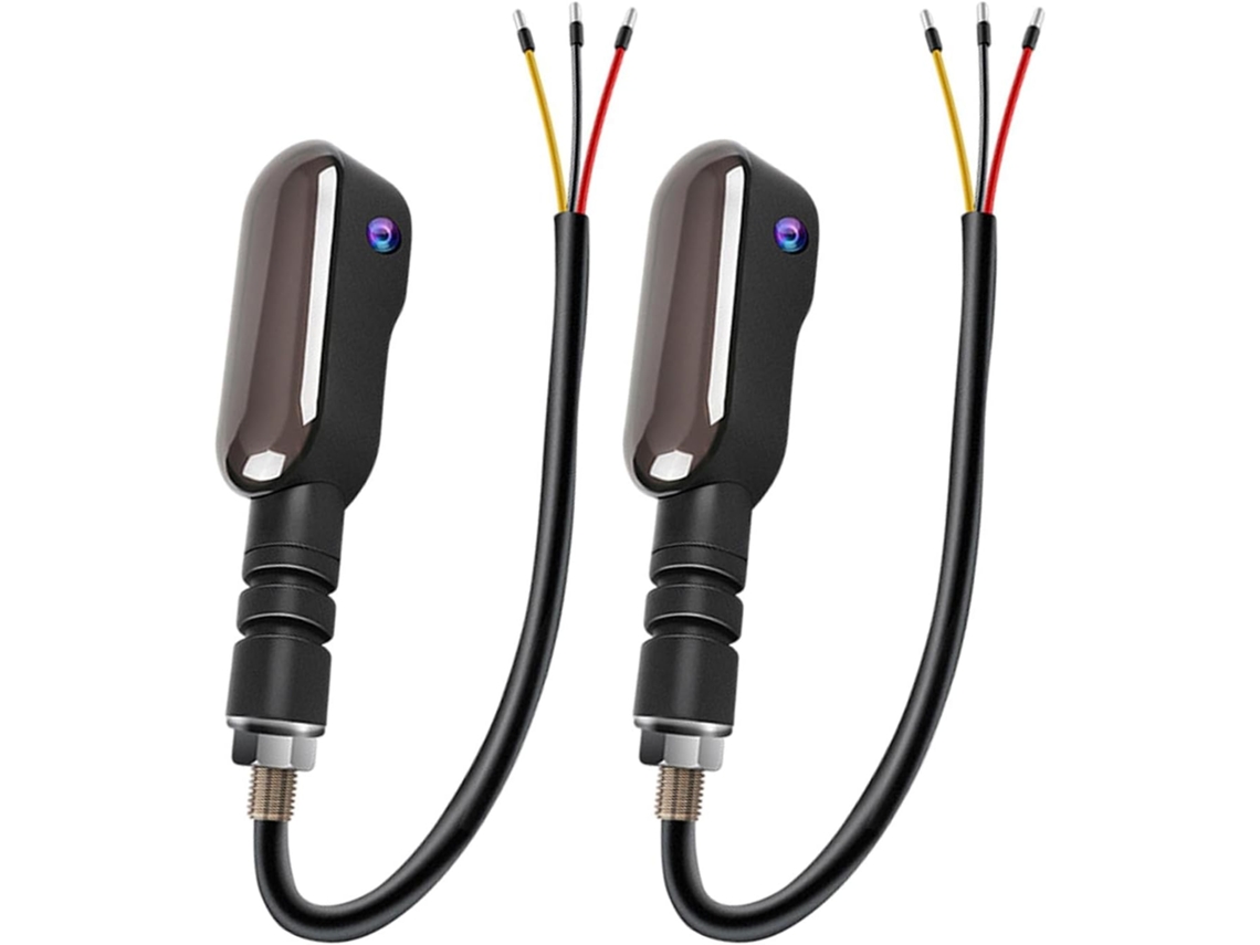 Piscas Para Motocicleta, Luzes Intermitentes Confiáveis, 2 Leds Com 27 Modos | 12v