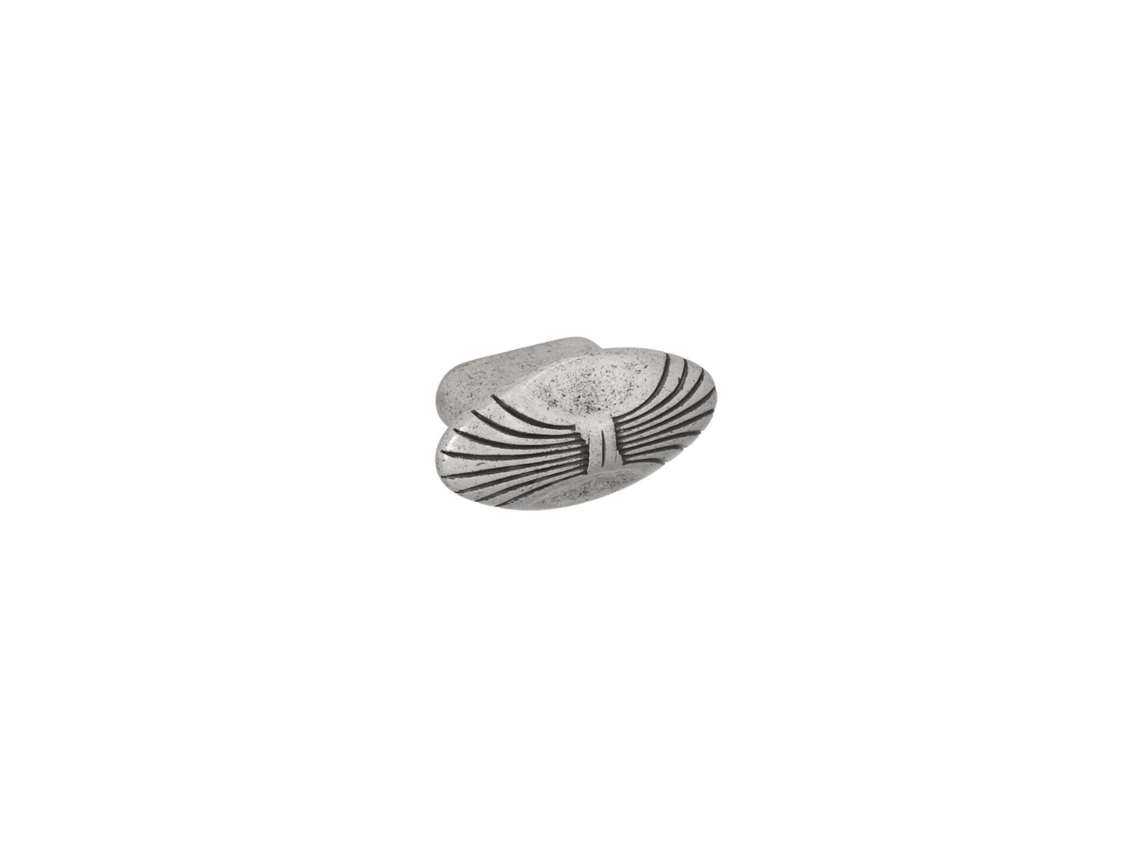 Pomo Para Muebles De Zamac Diámetro 44mm X 25 Plata Brillante Lote De 6