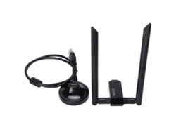 Tarjeta de red inalámbrica de 1200 Mbps, largo alcance, doble banda, USB Wi-Fi CHABERLU
