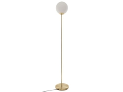 Lámpara de pie - ATMOSPHERA - Bola blanca sobre base dorada - E14 - 60 W - H. 134 cm
