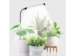 Rebe-luz Led Para Plantas Interior Con Timer 3/9/12h Y 10 Niveles De Brillo Usb Rojo/azul/5500k