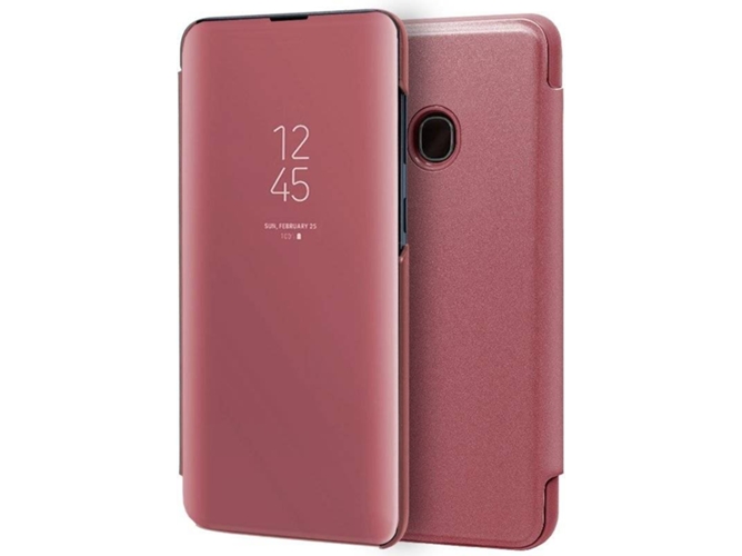 Funda Samsung Galaxy A20e COOL Clear View Rosa