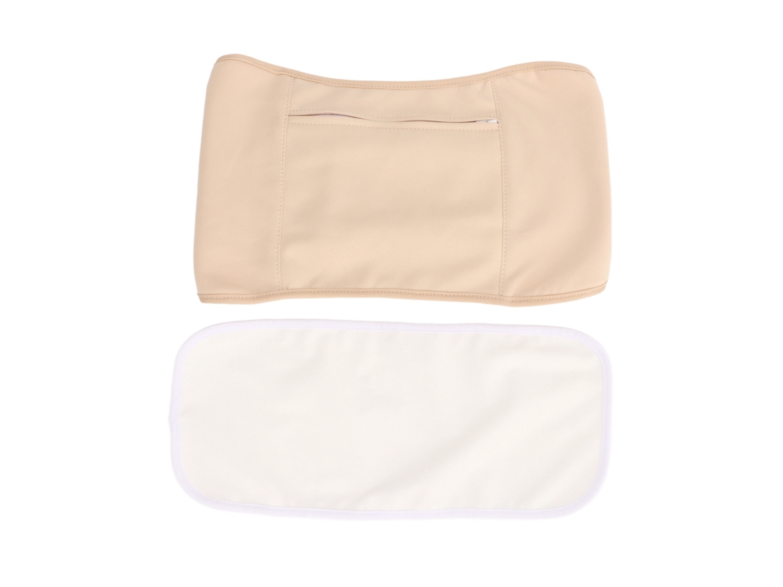 TRUYUETY Compresa de Aceite de Ricino Reutilizable Impermeable Lavable para Cintura Hígado Desintoxicación