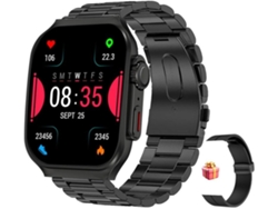 Relojes inteligentes militares para hombres Responder/Hacer llamadas 1 96 HD Reloj deportivo táctico resistente para exteriores con YEMAESRE
