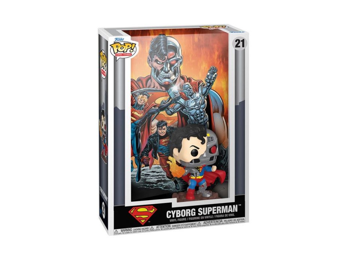 Figura Funko Pop Comic Cover DC Cyborg Superman