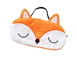 Antifaz Para Dormir Con Diseño De Zorro Naranja De Lana Suave Y Adorable Para Niños, Adolescentes Y Mujeres.