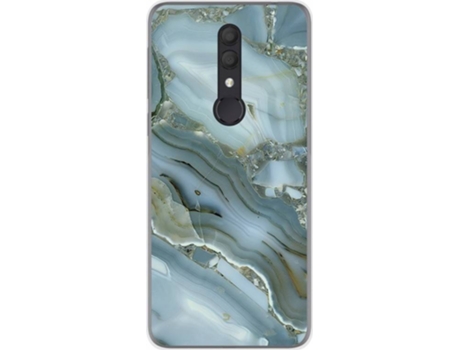 Carcasa Alcatel 1X (2019) TUMUNDOSMARTPHONE Mármol 09 Multicolor