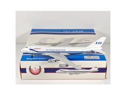 Modelo De Avión De Aleación Fundida A Presión Scandinavian Airlines B747-200 Ln-rna A Escala 1/400