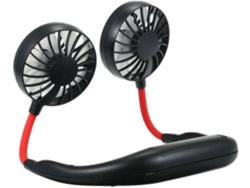 Ventilador portátil V3  (batería Diámetro 20 cm 4 V Negro)