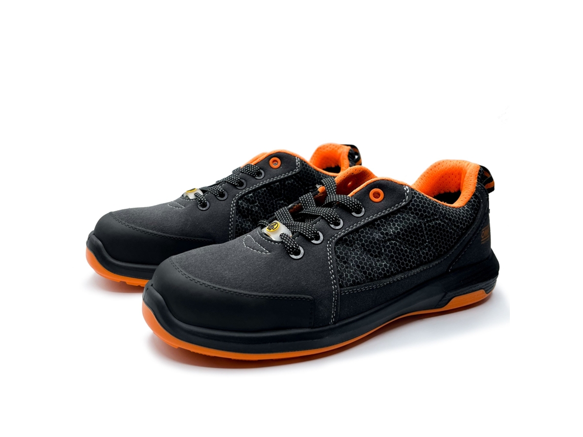 Zapatillas De Trabajo Seguridad S1P Pro Sport Talla 38 Gris/Naranja OMP Meccanica