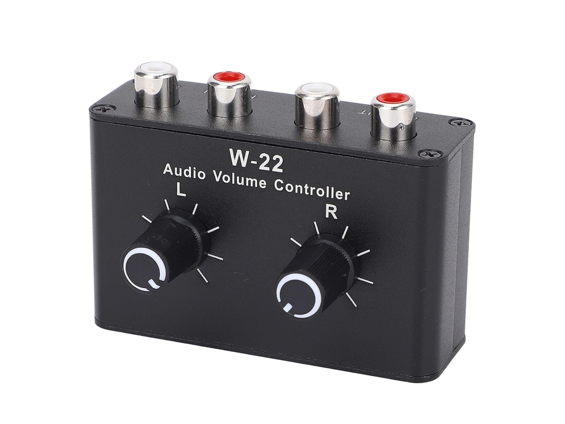 Caja De Control Volumen Línea Estéreo Aux Er Cambio Fácil De Fuentes