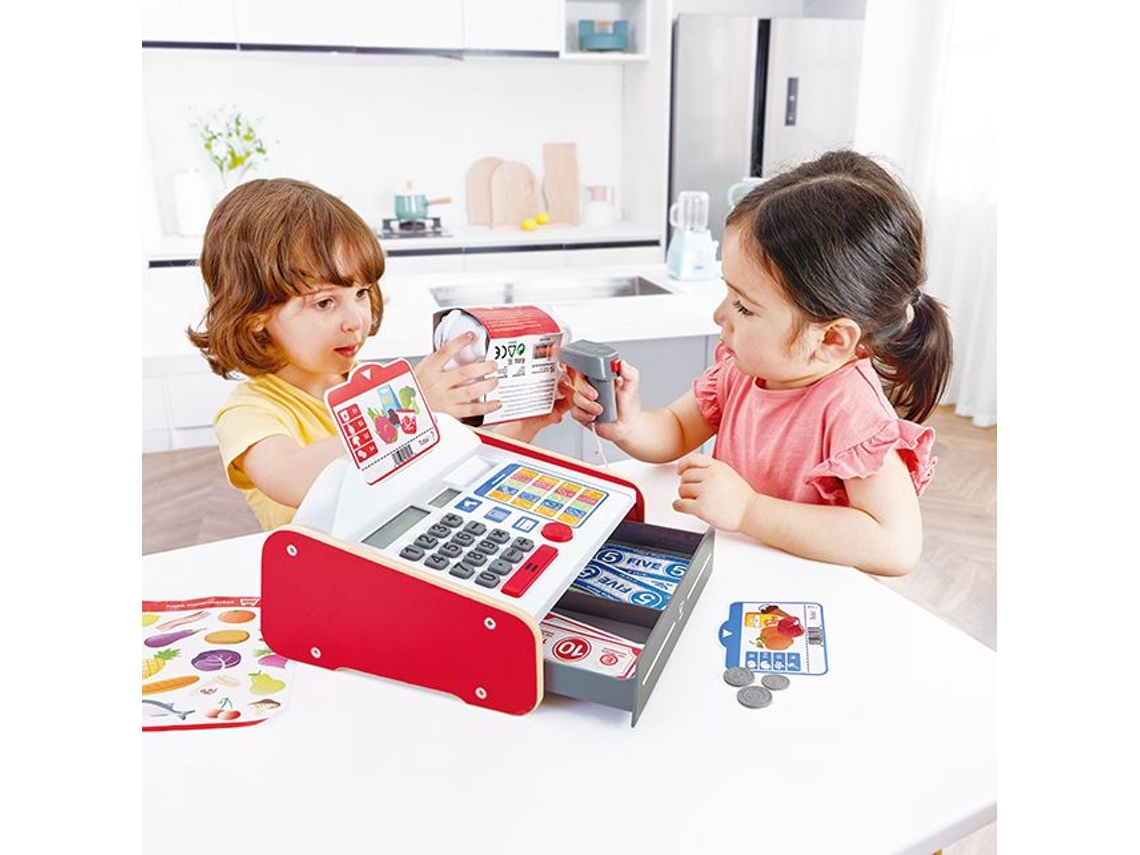 Caja registradora de madera interactiva Beep N - Comprar en Hape