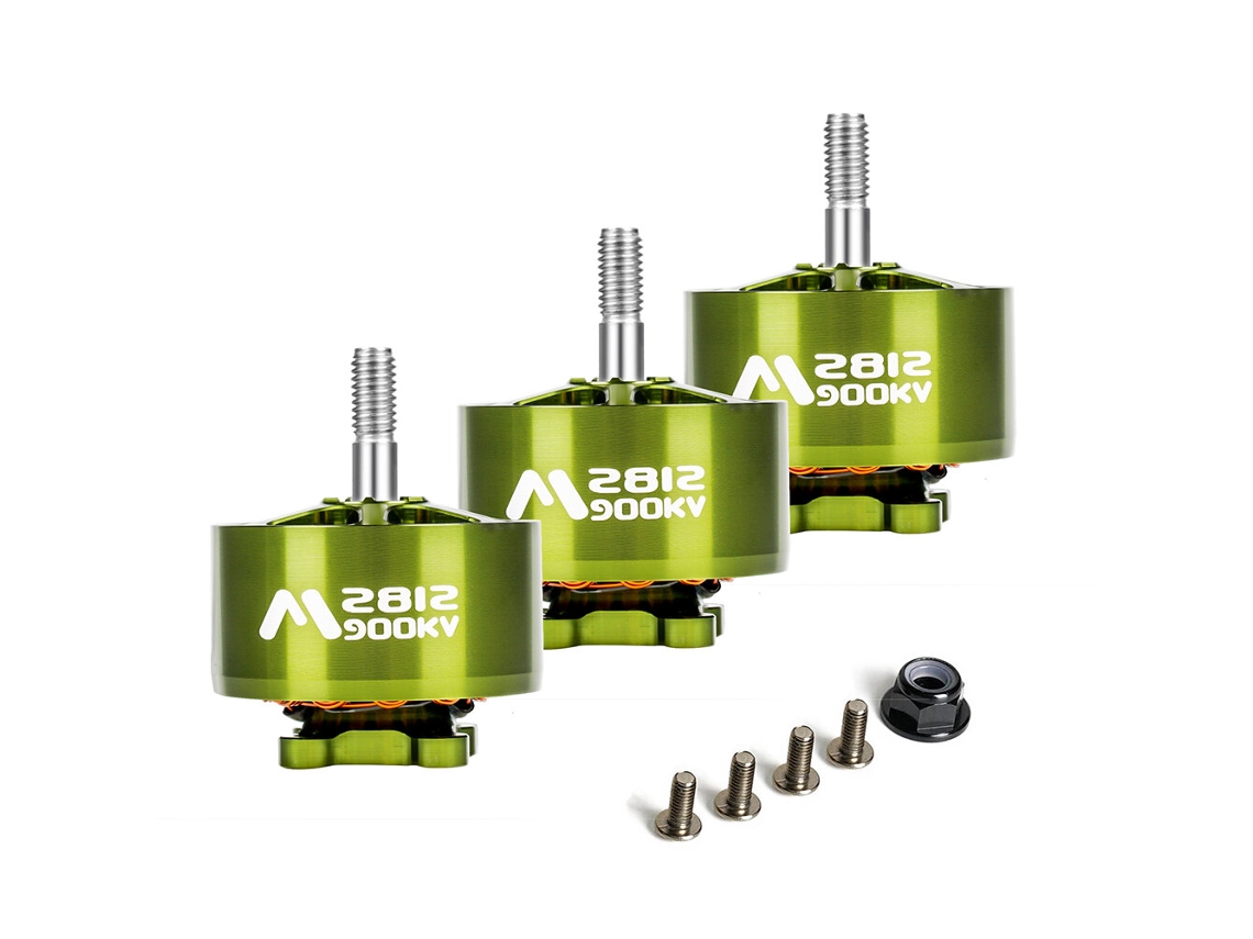 900kv1 Pc1/4pcs Flashhobby M2812 2812 900kv 3-6s Motor Sin Escobillas De Alta Velocidad Para X9 Diy Drone Rc Fpv De Largo Alcance De 8-9 Pulgadas