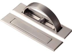 2 Manejos Ocultos Giratorios De Aleación De Zinc Para Armarios Cajones Y Puertas Modernos Calidad Premium Níquel