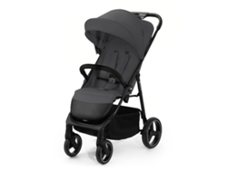 Carrito De Paseo Kinderkraft TRIG 3 ligero hasta 25 kg, reclinación total y arnés de 5 puntos con CLICK&FOLD Gris