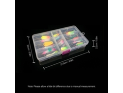 2026rebe-lixada Set De 31 Iscas De Pesca Spinner Bait Cuchara Metal Gancho Triple Bait Artificial Tackle