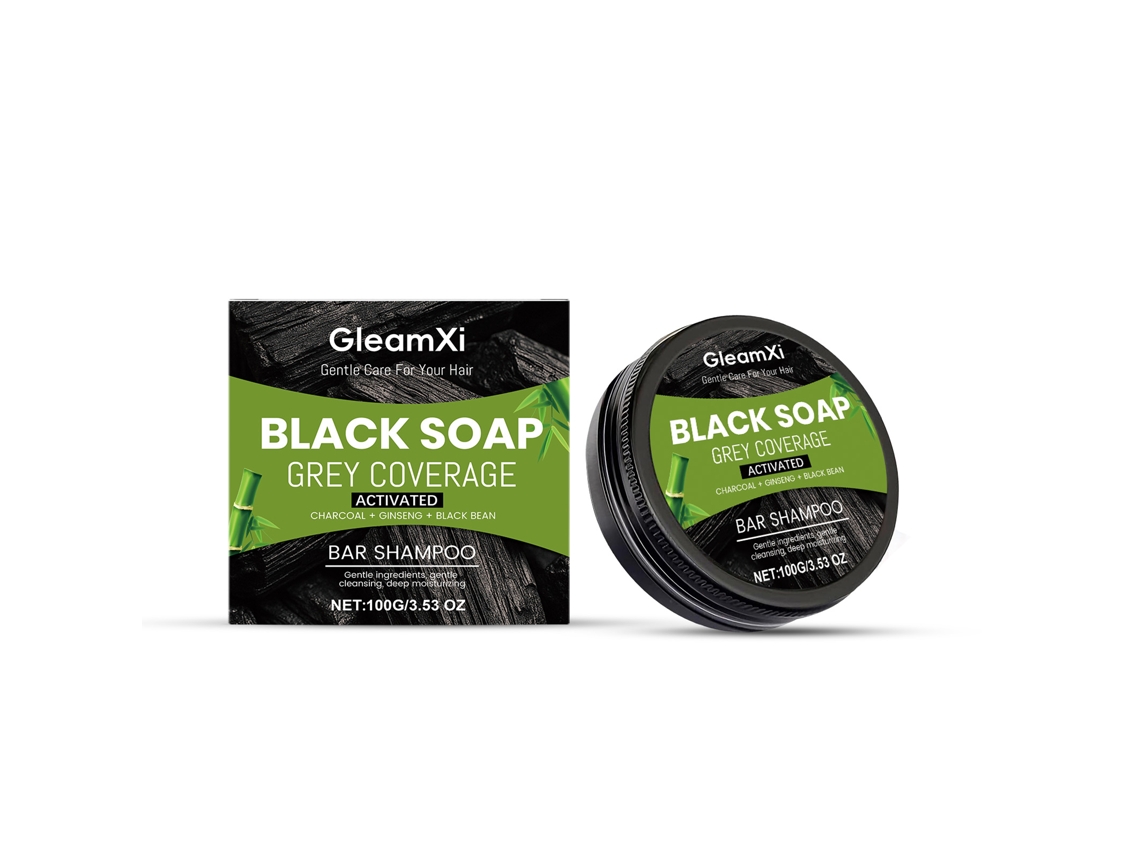 Barra de champú nutritivo para cabello negro