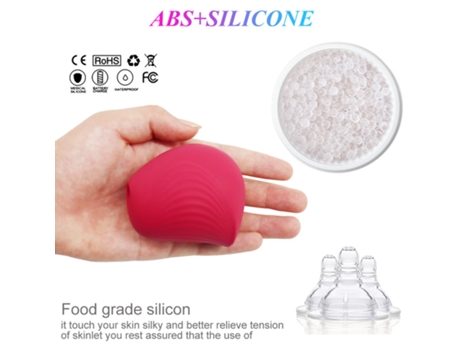 Mini vibrador de masaje de succión para mujer (rosa) YIZHOOD