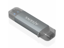 Lector de Tarjetas Externo AISENS ASCR-2AC08-GR (Gris)