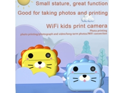 Cámara Infantil Con Impresora Térmica Sin Tinta De 12 Mp Y Resolución 1080p Full Hd. Juguete Educativo Ideal Para Niños Y Niñas.