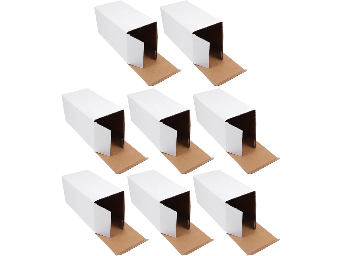 Juego De 8 Cajas De Envío Resistentes, Ideales Para Embalaje.