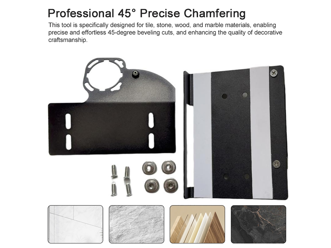 Soporte Universal Portátil Para Rectificado De Ángulo Biselado De 45°, Para Azulejos, Piedra, Madera Y Mármol.