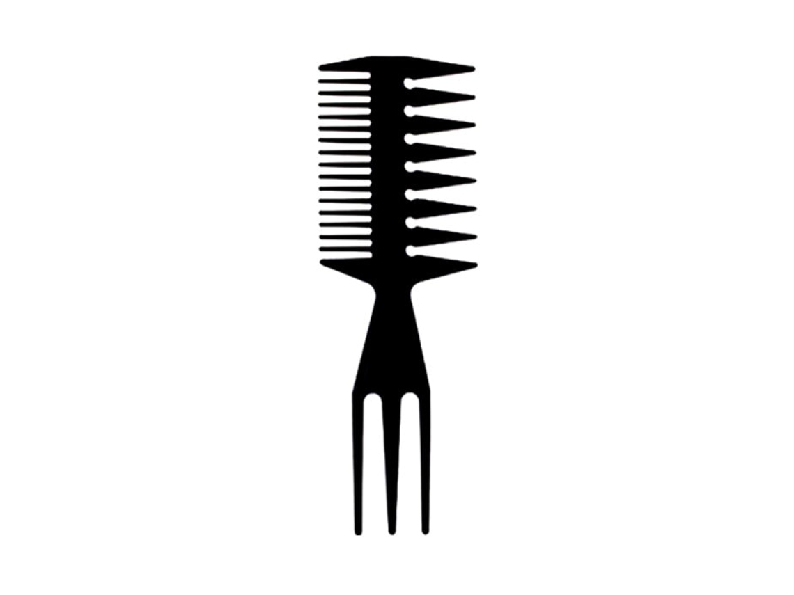 Peine desenredante para el cabello, negro